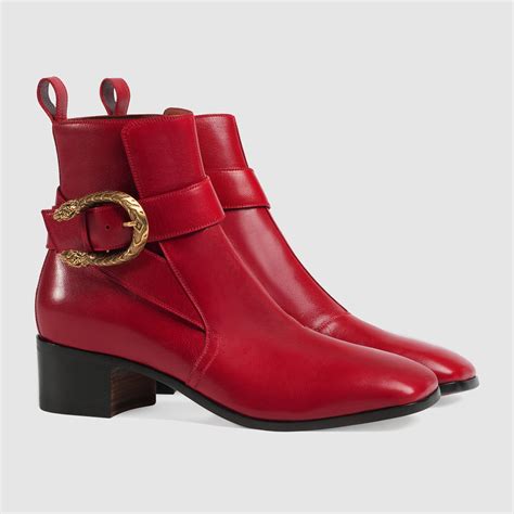 gucci dionysus leather ankle boot|Gucci ladies boots.